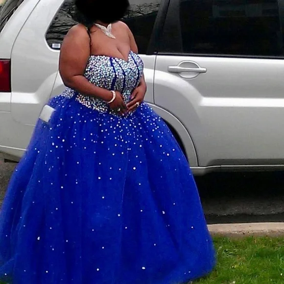 Dresses | Prom Dress Only Worn 1 Time Hand Made Plus Size  display picture 1